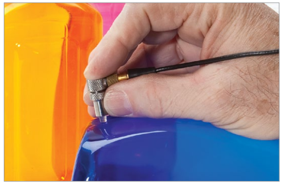 45MG測厚儀對塑料進(jìn)行厚度測量