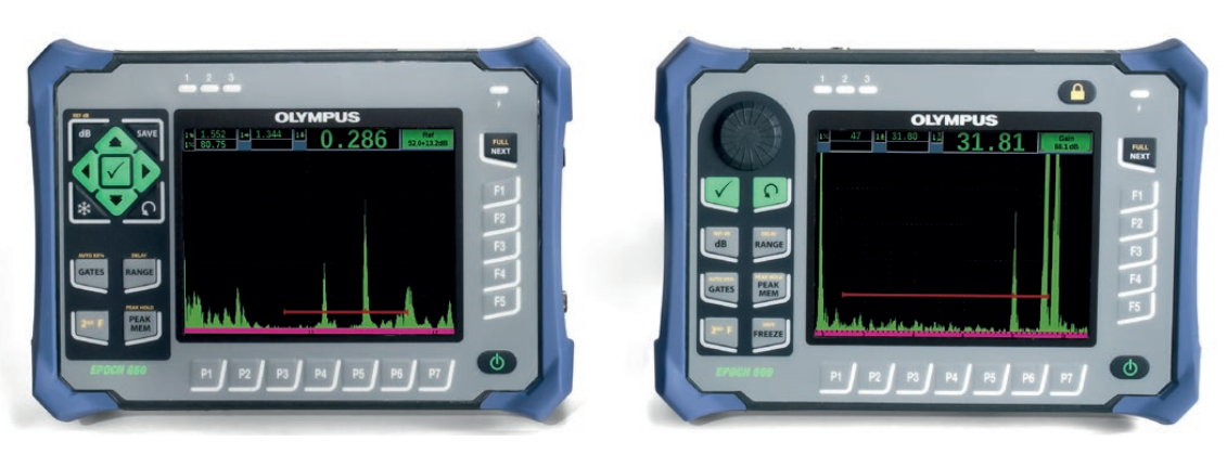 奧林巴斯 EPOCH 650數(shù)字式超聲探傷儀飛梭旋鈕界面