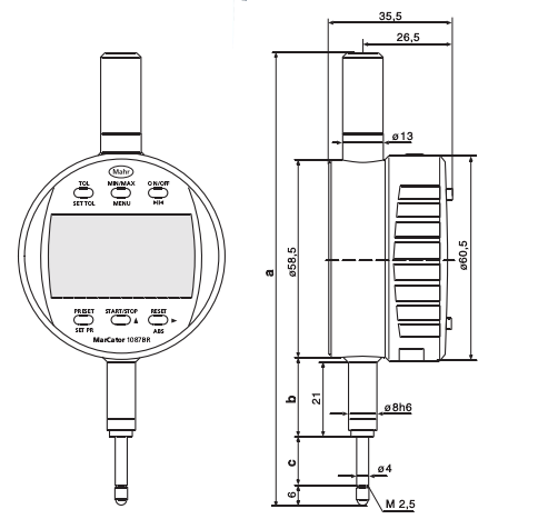 德國馬爾指示表1087 BRi