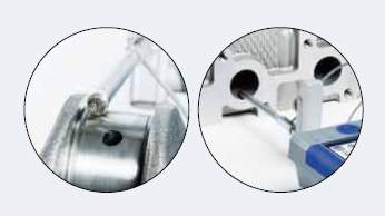 50mm長的測針升降裝置和直角附件