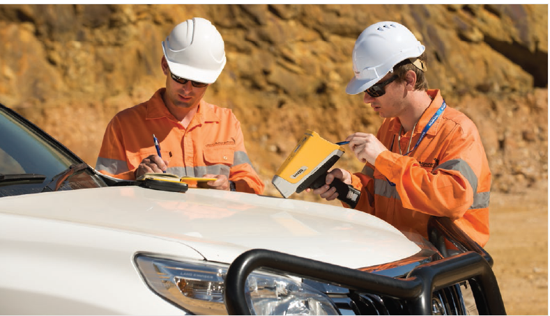 可以立即對露天礦場的爆破孔樣本進行篩查