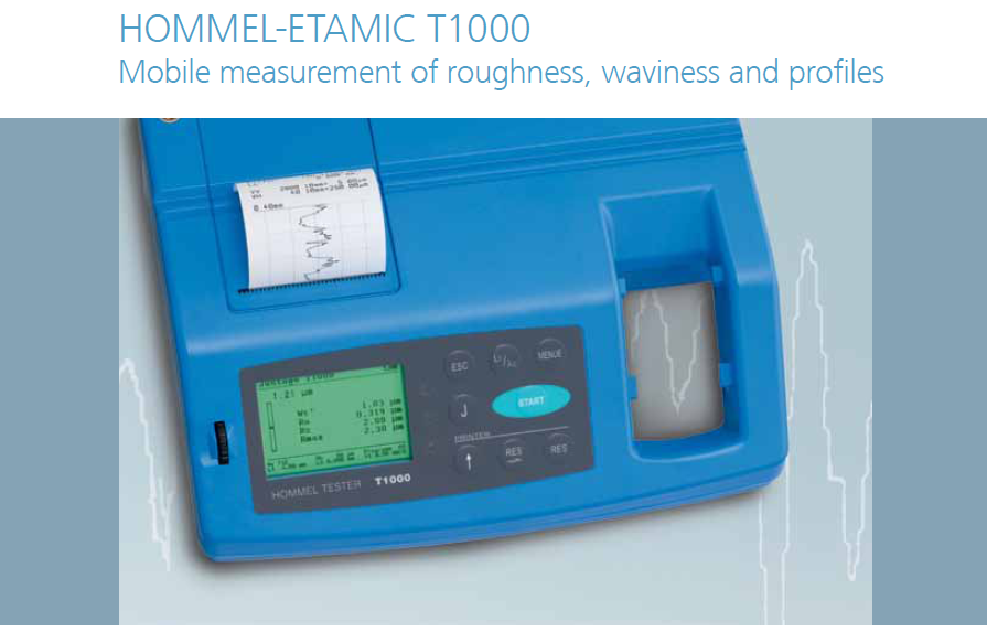 德國(guó)霍梅爾粗糙度儀HOMMEL TESTER T1000