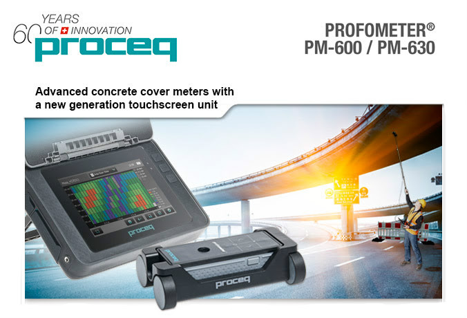 瑞士博勢Proceq PM600混凝土保護層測量儀