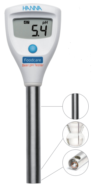 哈納HI981031釀酒/啤酒/麥芽漿酸度pH測(cè)定儀
